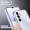 image:imageJETech 3 in 1 Case for Samsung Galaxy A14 AntiYellowing Clear  2 Tempered Glass Screen Protectors Shockproof Bumper Phone CoverClear