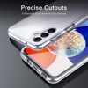 image:imageJETech 3 in 1 Case for Samsung Galaxy A14 AntiYellowing Clear  2 Tempered Glass Screen Protectors Shockproof Bumper Phone CoverClear