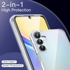 image:imageJETech 3 in 1 Case for Samsung Galaxy A15 AntiYellowing Clear  2 Tempered Glass Screen Protectors Shockproof Bumper Phone CoverClear