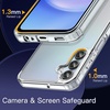 image:imageJETech 3 in 1 Case for Samsung Galaxy A15 AntiYellowing Clear  2 Tempered Glass Screen Protectors Shockproof Bumper Phone CoverClear