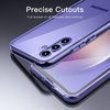 image:imageJETech 3 in 1 Case for Samsung Galaxy A54 AntiYellowing Clear  2 Tempered Glass Screen Protectors Shockproof Bumper Phone CoverLilac