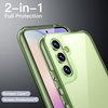image:imageJETech 3 in 1 Case for Samsung Galaxy A54 AntiYellowing Clear  2 Tempered Glass Screen Protectors Shockproof Bumper Phone CoverLime
