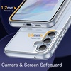 image:imageJETech 3 in 1 Case for Samsung Galaxy A55 AntiYellowing Clear  2 Tempered Glass Screen Protectors Shockproof Bumper Phone CoverClear