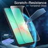 image:imageJETech 3 in 1 Matte Case for Samsung Galaxy A26 Black  2 Tempered Glass Screen Protectors Camera Lens Protection Translucent Frosted Phone CoverBlack
