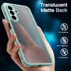 image:imageJETech 3 in 1 Matte Case for Samsung Galaxy A26 Black  2 Tempered Glass Screen Protectors Camera Lens Protection Translucent Frosted Phone CoverMint