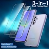 image:imageJETech 3 in 1 Matte Case for Samsung Galaxy A36 Black  2 Tempered Glass Screen Protectors Camera Lens Protection Translucent Frosted Phone CoverLavender