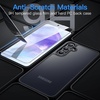image:imageJETech 3 in 1 Matte Case for Samsung Galaxy A55 Black  2 Tempered Glass Screen Protectors Camera Lens Protection Translucent Frosted Phone CoverBlack