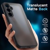 image:imageJETech 3 in 1 Matte Case for Samsung Galaxy S23 FE Black  2 Tempered Glass Screen Protectors Camera Lens Protection Translucent Frosted Phone CoverBlack
