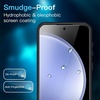 image:imageJETech 3 in 1 Matte Case for Samsung Galaxy S23 FE Black  2 Tempered Glass Screen Protectors Camera Lens Protection Translucent Frosted Phone CoverBlack