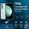 image:imageJETech 3 in 1 Matte Case for Samsung Galaxy S23 FE Black  2 Tempered Glass Screen Protectors Camera Lens Protection Translucent Frosted Phone CoverOlive