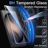 image:imageJETech 3 in 1 Matte Case for Samsung Galaxy S25 FE Black  2 Tempered Glass Screen Protectors Camera Lens Protection Translucent Frosted Phone CoverBlack