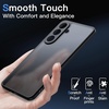 image:imageJETech 3 in 1 Matte Case for Samsung Galaxy S25 FE Black  2 Tempered Glass Screen Protectors Camera Lens Protection Translucent Frosted Phone CoverBlack