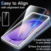 image:imageJETech 3 in 1 Matte Case for Samsung Galaxy S25 FE Black  2 Tempered Glass Screen Protectors Camera Lens Protection Translucent Frosted Phone CoverCobalt Violet