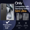 image:imageJETech 5 in 1 Case for Samsung Galaxy S24 AntiYellowing Clear  2 Tempered Glass Screen Protectors 2 Camera Lens Protectors Shockproof Bumper Phone CoverBlack