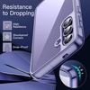 image:imageJETech 5 in 1 Case for Samsung Galaxy S24 AntiYellowing Clear  2 Tempered Glass Screen Protectors 2 Camera Lens Protectors Shockproof Bumper Phone CoverCobalt Violet