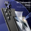 image:imageJETech 5 in 1 Case for Samsung Galaxy S24 AntiYellowing Clear  2 Tempered Glass Screen Protectors 2 Camera Lens Protectors Shockproof Bumper Phone CoverBlack