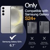 image:imageJETech 5 in 1 Case for Samsung Galaxy S24 AntiYellowing Clear  2 Tempered Glass Screen Protectors 2 Camera Lens Protectors Shockproof Bumper Phone CoverClear