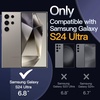 image:imageJETech 5 in 1 Case for Samsung Galaxy S24 AntiYellowing Clear  2 Tempered Glass Screen Protectors 2 Camera Lens Protectors Shockproof Bumper Phone CoverClear