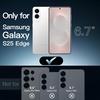 image:imageJETech 5 in 1 Case for Samsung Galaxy S25 AntiYellowing Clear  2 Tempered Glass Screen Protectors 2 Camera Lens Protectors Shockproof Bumper Phone CoverClear