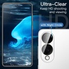 image:imageJETech 5 in 1 Case for Samsung Galaxy S25 AntiYellowing Clear  2 Tempered Glass Screen Protectors 2 Camera Lens Protectors Shockproof Bumper Phone CoverClear