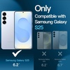 image:imageJETech 5 in 1 Case for Samsung Galaxy S25 AntiYellowing Clear  2 Tempered Glass Screen Protectors 2 Camera Lens Protectors Shockproof Bumper Phone CoverClear
