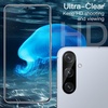 image:imageJETech 5 in 1 Case for Samsung Galaxy S25 AntiYellowing Clear  2 Tempered Glass Screen Protectors 2 Camera Lens Protectors Shockproof Bumper Phone CoverClear