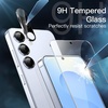 image:imageJETech 5 in 1 Case for Samsung Galaxy S25 AntiYellowing Clear  2 Tempered Glass Screen Protectors 2 Camera Lens Protectors Shockproof Bumper Phone CoverClear
