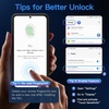 image:imageJETech 5 in 1 Matte Case for Samsung Galaxy S23 Plus Black  2 Tempered Glass Screen Protectors 2 Camera Lens Protectors Translucent Back Protective Phone CoverBlack