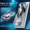 image:imageJETech 5 in 1 Matte Case for Samsung Galaxy S24 Plus Black  2 Tempered Glass Screen Protectors 2 Camera Lens Protectors Translucent Back Protective Phone CoverBlack