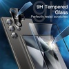 image:imageJETech 5 in 1 Matte Case for Samsung Galaxy S24 Plus Black  2 Tempered Glass Screen Protectors 2 Camera Lens Protectors Translucent Back Protective Phone CoverBlack