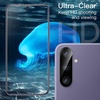 image:imageJETech 5 in 1 Matte Case for Samsung Galaxy S24 Plus Black  2 Tempered Glass Screen Protectors 2 Camera Lens Protectors Translucent Back Protective Phone CoverCobalt Violet