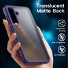 image:imageJETech 5 in 1 Matte Case for Samsung Galaxy S24 Plus Black  2 Tempered Glass Screen Protectors 2 Camera Lens Protectors Translucent Back Protective Phone CoverCobalt Violet