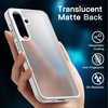 image:imageJETech 5 in 1 Matte Case for Samsung Galaxy S24 Plus Black  2 Tempered Glass Screen Protectors 2 Camera Lens Protectors Translucent Back Protective Phone CoverSilver