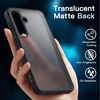 image:imageJETech 5 in 1 Matte Case for Samsung Galaxy S24 Plus Black  2 Tempered Glass Screen Protectors 2 Camera Lens Protectors Translucent Back Protective Phone CoverBlack