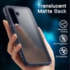 image:imageJETech 5 in 1 Matte Case for Samsung Galaxy S24 Plus Black  2 Tempered Glass Screen Protectors 2 Camera Lens Protectors Translucent Back Protective Phone CoverDark Blue