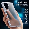 image:imageJETech 5 in 1 Matte Case for Samsung Galaxy S25 Plus Black  2 Tempered Glass Screen Protectors 2 Camera Lens Protectors Translucent Back Protective Phone CoverTitanium Silverblue