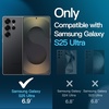 image:imageJETech 5 in 1 Matte Case for Samsung Galaxy S25 Plus Black  2 Tempered Glass Screen Protectors 2 Camera Lens Protectors Translucent Back Protective Phone CoverTitanium Black