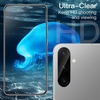 image:imageJETech 5 in 1 Matte Case for Samsung Galaxy S25 Plus Black  2 Tempered Glass Screen Protectors 2 Camera Lens Protectors Translucent Back Protective Phone CoverSilver Shadow
