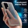 image:imageJETech 5 in 1 Matte Case for Samsung Galaxy S25 Plus Black  2 Tempered Glass Screen Protectors 2 Camera Lens Protectors Translucent Back Protective Phone CoverTitanium Gray
