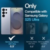 image:imageJETech 5 in 1 Matte Case for Samsung Galaxy S25 Plus Black  2 Tempered Glass Screen Protectors 2 Camera Lens Protectors Translucent Back Protective Phone CoverTitanium Silverblue