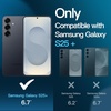 image:imageJETech 5 in 1 Matte Case for Samsung Galaxy S25 Plus Black  2 Tempered Glass Screen Protectors 2 Camera Lens Protectors Translucent Back Protective Phone CoverBlack