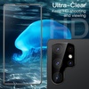 image:imageJETech 5 in 1 Matte Case for Samsung Galaxy S25 Plus Black  2 Tempered Glass Screen Protectors 2 Camera Lens Protectors Translucent Back Protective Phone CoverTitanium Black