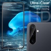 image:imageJETech 5 in 1 Matte Case for Samsung Galaxy S25 Plus Black  2 Tempered Glass Screen Protectors 2 Camera Lens Protectors Translucent Back Protective Phone CoverBlack