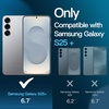 image:imageJETech 5 in 1 Matte Case for Samsung Galaxy S25 Plus Black  2 Tempered Glass Screen Protectors 2 Camera Lens Protectors Translucent Back Protective Phone CoverSilver Shadow