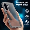 image:imageJETech 5 in 1 Matte Case for Samsung Galaxy S25 Plus Black  2 Tempered Glass Screen Protectors 2 Camera Lens Protectors Translucent Back Protective Phone CoverSilver Shadow