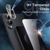 image:imageJETech 5 in 1 Matte Case for Samsung Galaxy S25 Plus Black  2 Tempered Glass Screen Protectors 2 Camera Lens Protectors Translucent Back Protective Phone CoverBlack