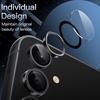 image:imageJETech Camera Lens Protector for Samsung Galaxy S23 FE Black 1 Set  9H Tempered Glass Metal Individual Ring Cover HD ClearBlack