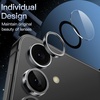 image:imageJETech Camera Lens Protector for Samsung Galaxy S24 FE Black 1 Set  9H Tempered Glass Metal Individual Ring Cover HD ClearBlack