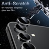 image:imageJETech Camera Lens Protector for Samsung Galaxy S24 FE Black 1 Set  9H Tempered Glass Metal Individual Ring Cover HD ClearBlack