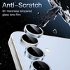 image:imageJETech Camera Lens Protector for Samsung Galaxy S24 FE Black 1 Set  9H Tempered Glass Metal Individual Ring Cover HD ClearBlue